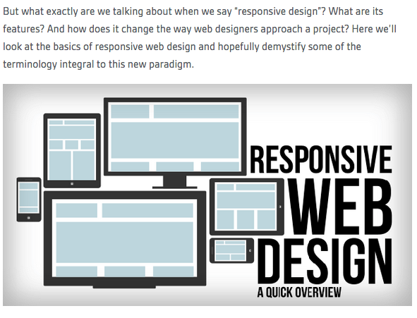 responsive web design