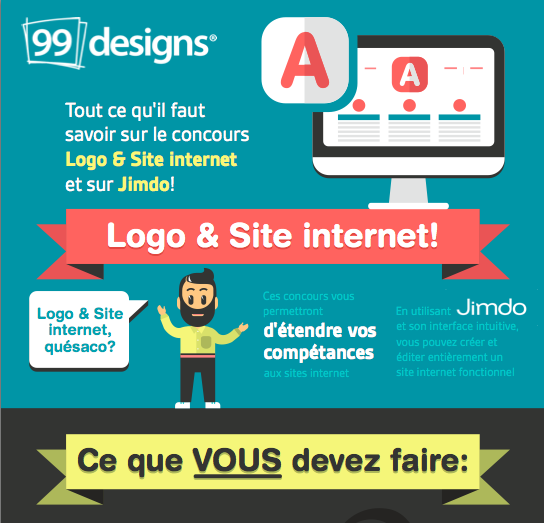 Infographie Logo et site internet