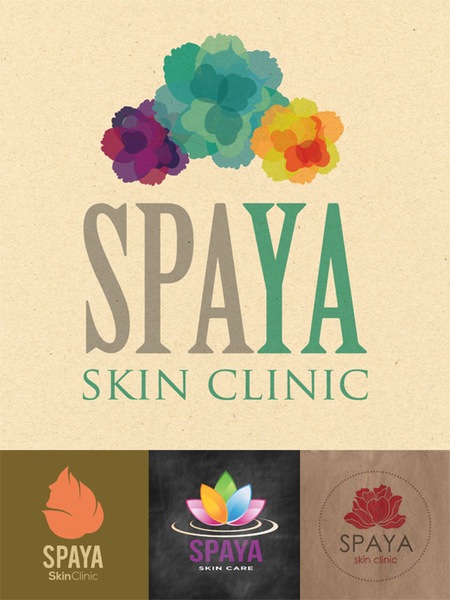 spaya spa & esthetics logo design 