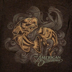 Logo design for The American Outdoorsman by heart, bonestudio