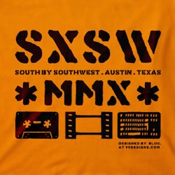 Design de logotipos para SXSW por bloc.