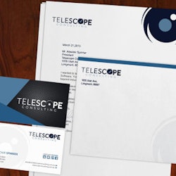 Diseño de logotipo para Telescope Consulting por kreativemouse