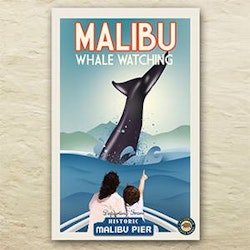 Logo design for Malibu Pier by mpkz