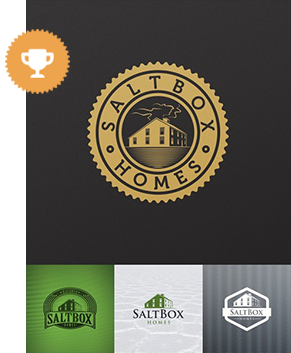 saltbox homes real estate logo design