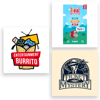 games & recreation logo examples