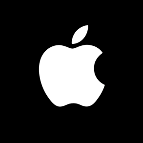 Apple metal logo
