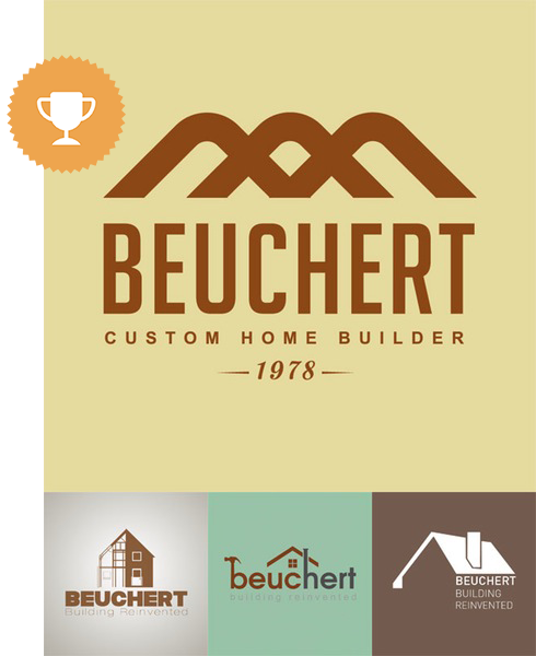beuchert architectural logo design
