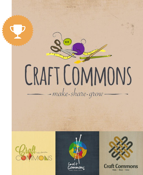 craft commons art & design logo design