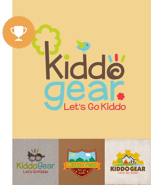 kiddogear games & recreation logo design