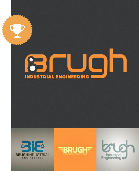brugh industrial logo design