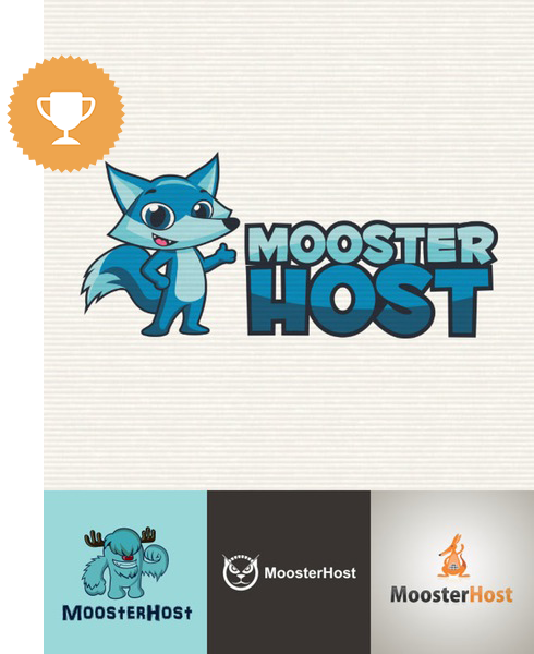 moosterhost internet logo design