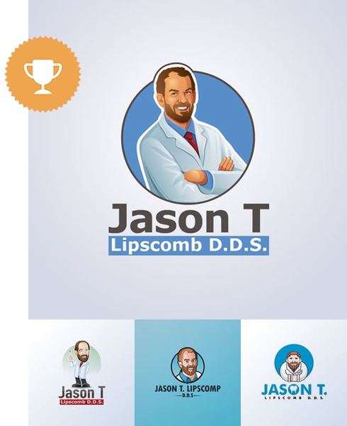 jason t. d.d.s. medical logo design