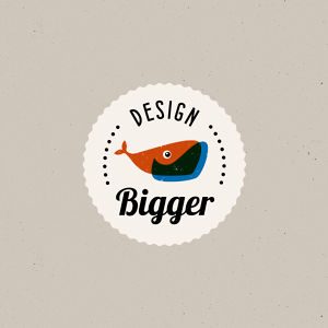 Winning Logo design entry for Design Bigger