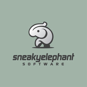 Winning Logo design entry for Sneaky Elephant Software