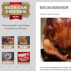 ロゴデザイン for Beer Can Chicken Blog by lagun83