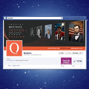 Facebook cover for Quoto by cherie.smith