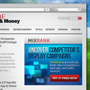 Banner publicitario para MixRank por Rock_Pumpkin