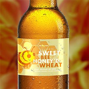 Product label for BRÜPOND BREWERY by HouseBear Design