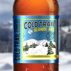 Product label for Mountain State Brewing Co.  by Dylan Macnab