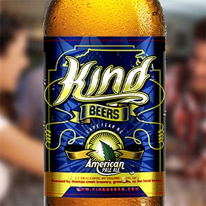 Product label for Kind Beers American Pale Ale by diwaz