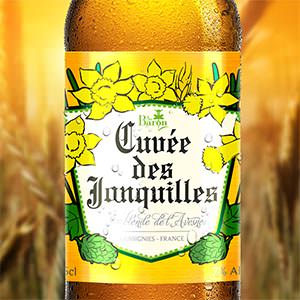 Product label for brasserie au baron by ABCreate