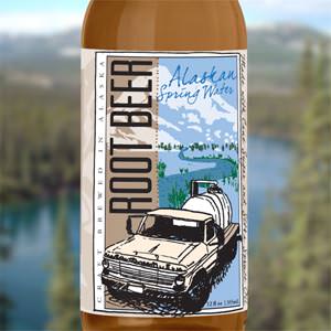 Product label for Gold Rush Brewery by AleleBee