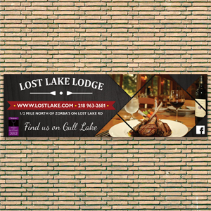 Signage for Lost Lake Lodge by Lalitha