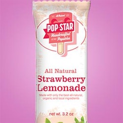 Logotipos para Pop Star Handcrafted Popsicles por GenScythe