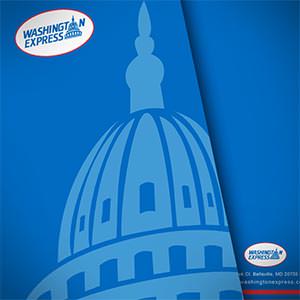 Postal, flyer o impreso para Washington Express por Hidayat Abubakar