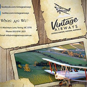 Postal, flyer o impreso para Vintage Airways por Rudvan