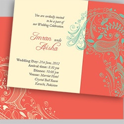 Création de logopour Wedding Invitation Card réalisé par Kool27