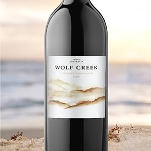 Product label for Wombat Creek Winery by work&amp;turn