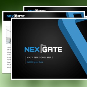 PowerPoint template for Nexgate by smashingbug