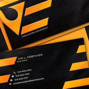 Business card for GrandiN ENergy by Limitless.