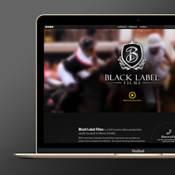 Logo-Design für Black Label Films von WebBox
