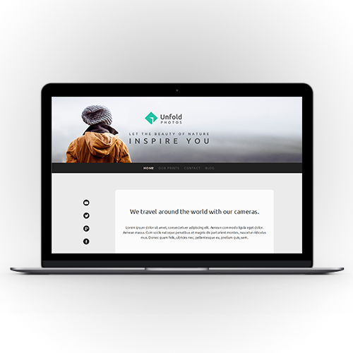 Logo & hosted website for 99designs by Laura's