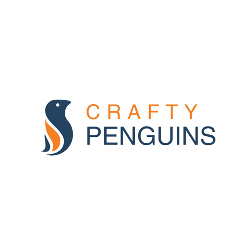 Logo & hosted website for Crafty Penguins by *AyM