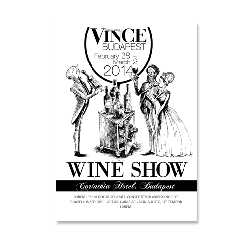 Postcard, flyer or print for VinCE by Evilltimm