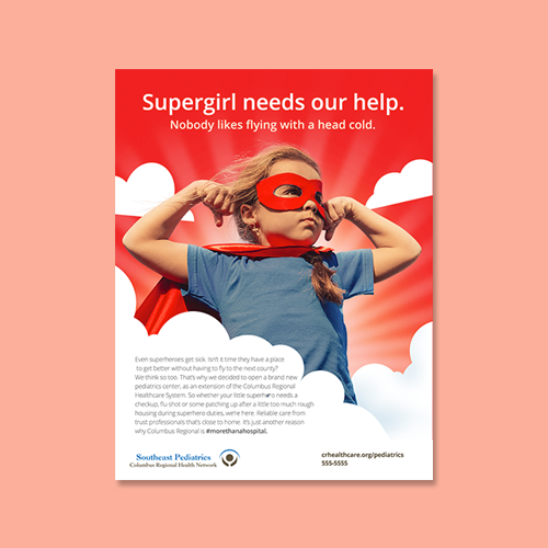 Postcard, flyer or print for Columbus Regional Healthcare System by Asael Varas