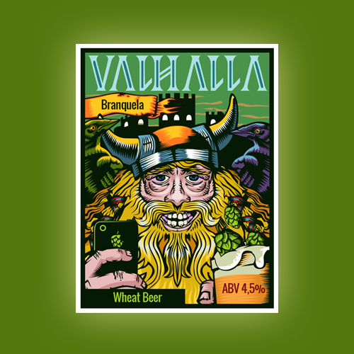 Product label for Valhalla by Bence Balaton