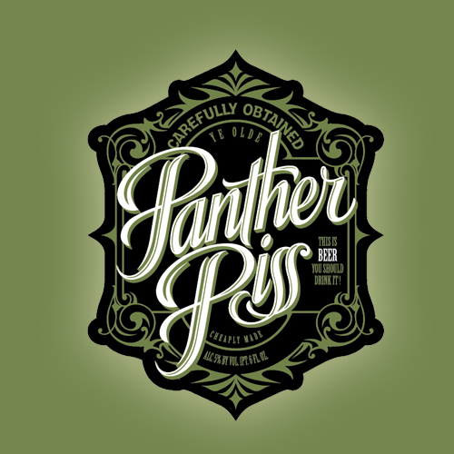 Product label for Panther Piss by gcsgcs