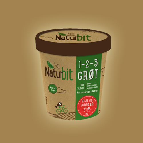 Product packaging for Naturbit by Milakat