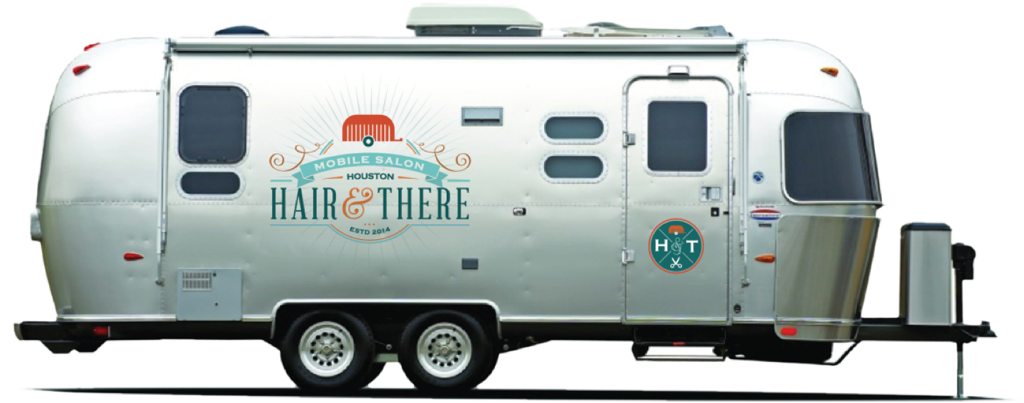 Hair & There Branding