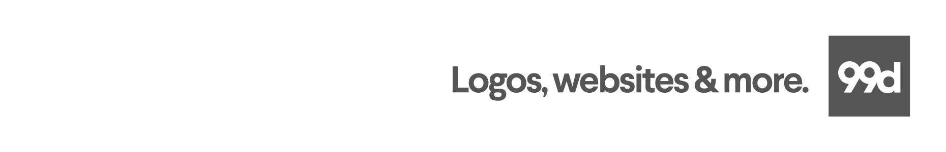 99designs logomark tagline usage