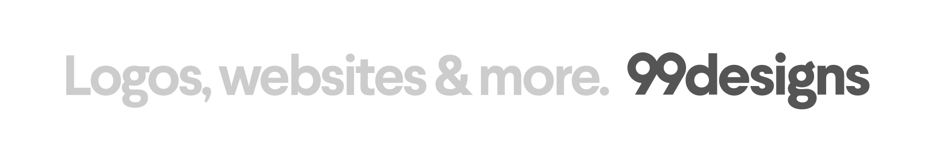 99designs wordmark tagline usage