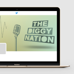 Logo design for The Diggy Nation by zennbarg