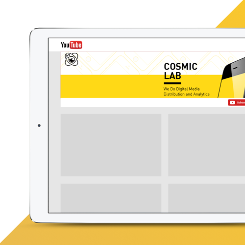 Logo design for Cosmic Lab by Lumix Productions