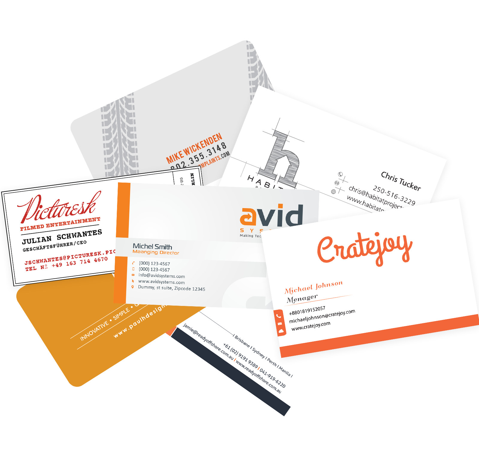 free word business card template downloads