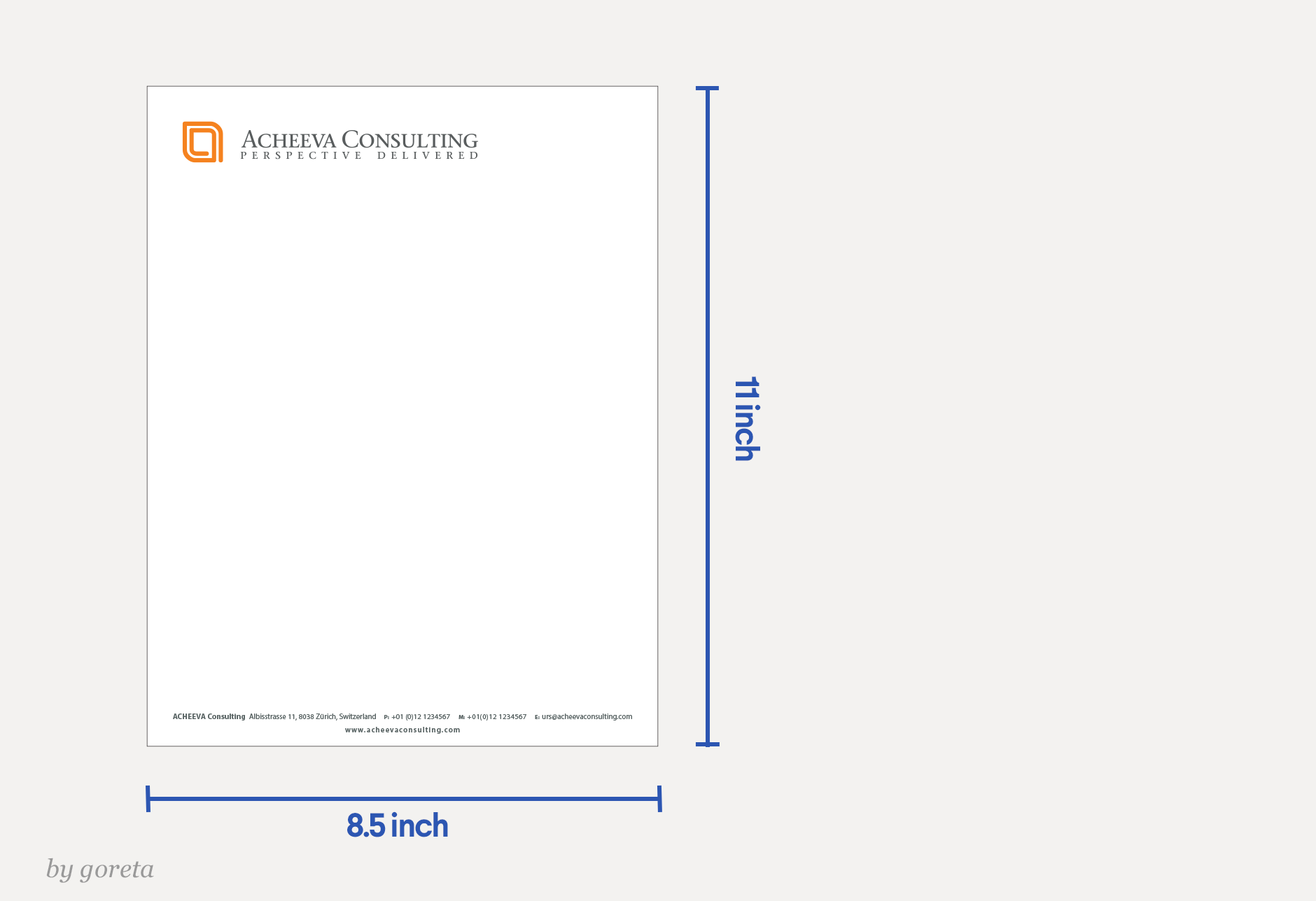 Standard Letterhead Template Database