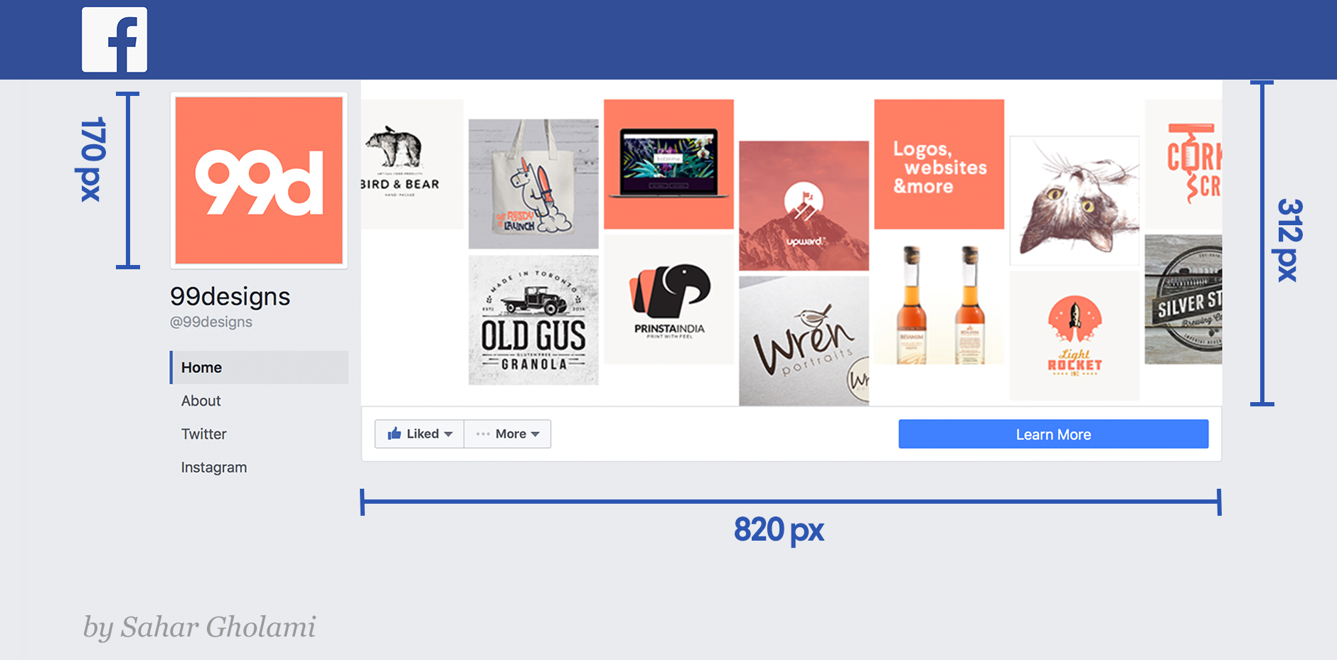 Designing social media covers